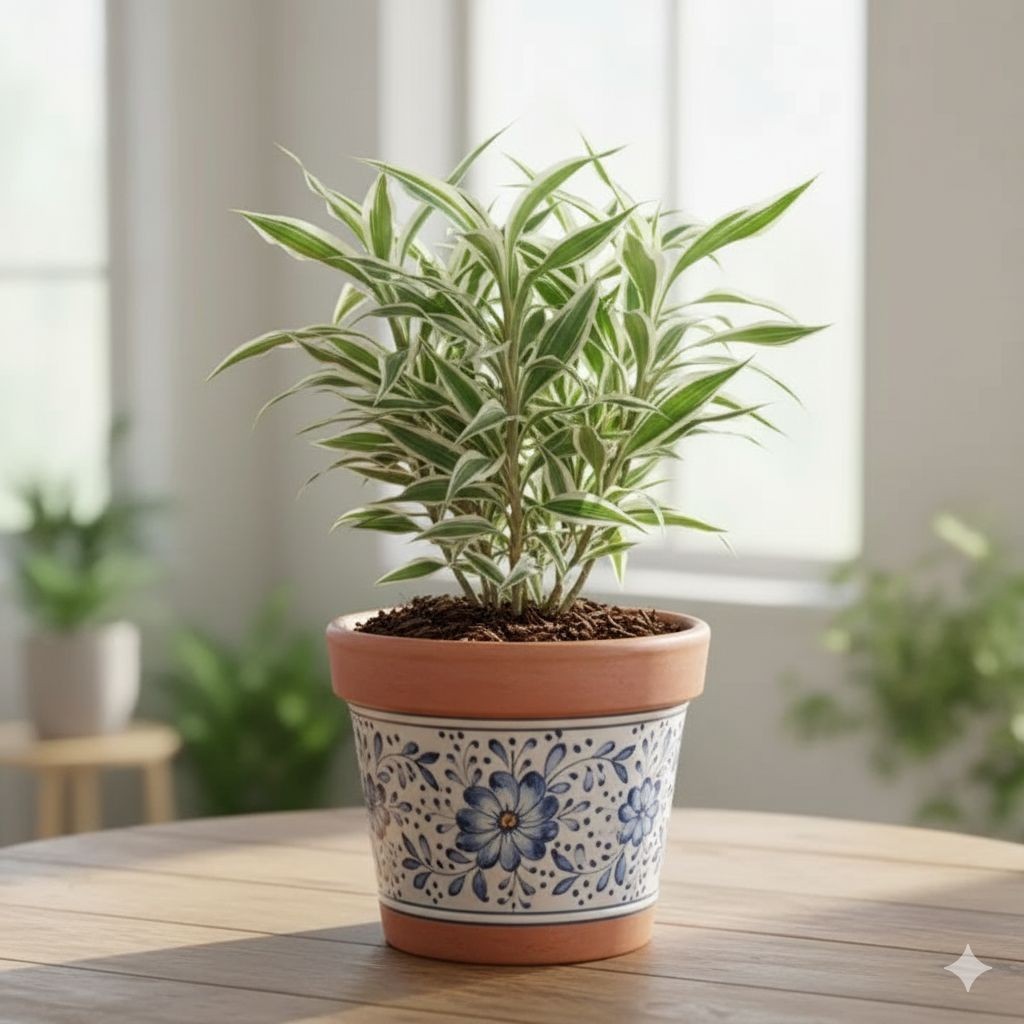 TANAMAN HIAS SRI REJEKI VARIGATA //TANAMAN SRI REJEKI PUTIH BISA COD