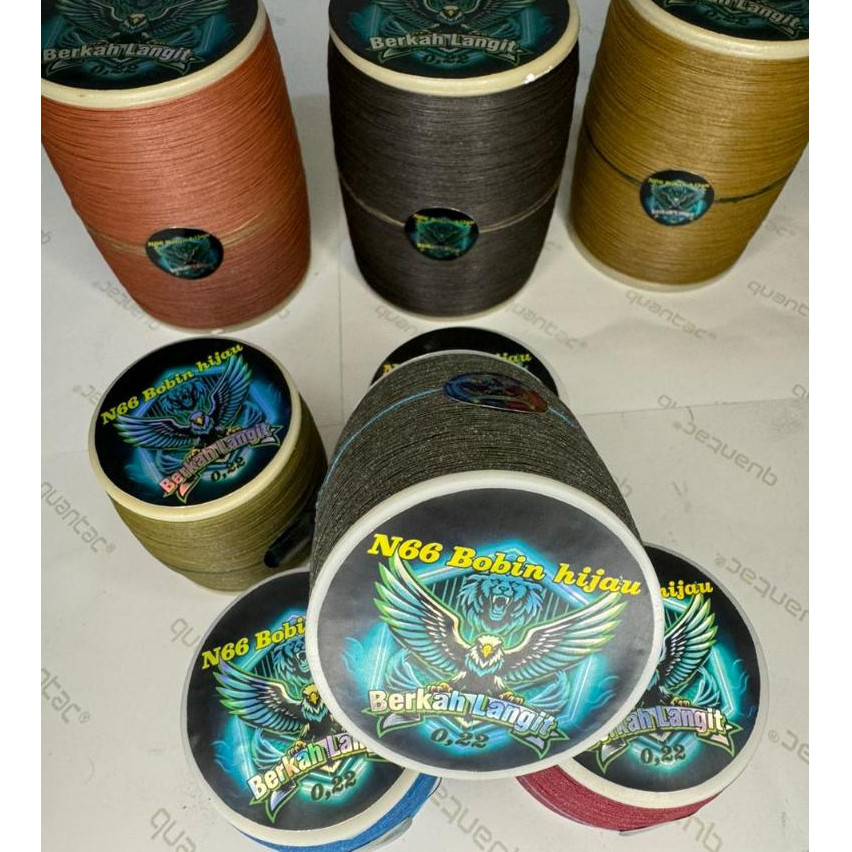 SETIALARIS STORE Gelasan Molor 0.22 N66 Bobin Hijau 6000 Yard