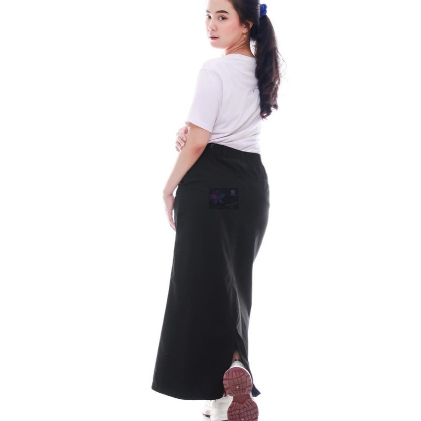 HANEL Rok wanita bahan kanvas /babby kanvas lembut nyaman di pakai