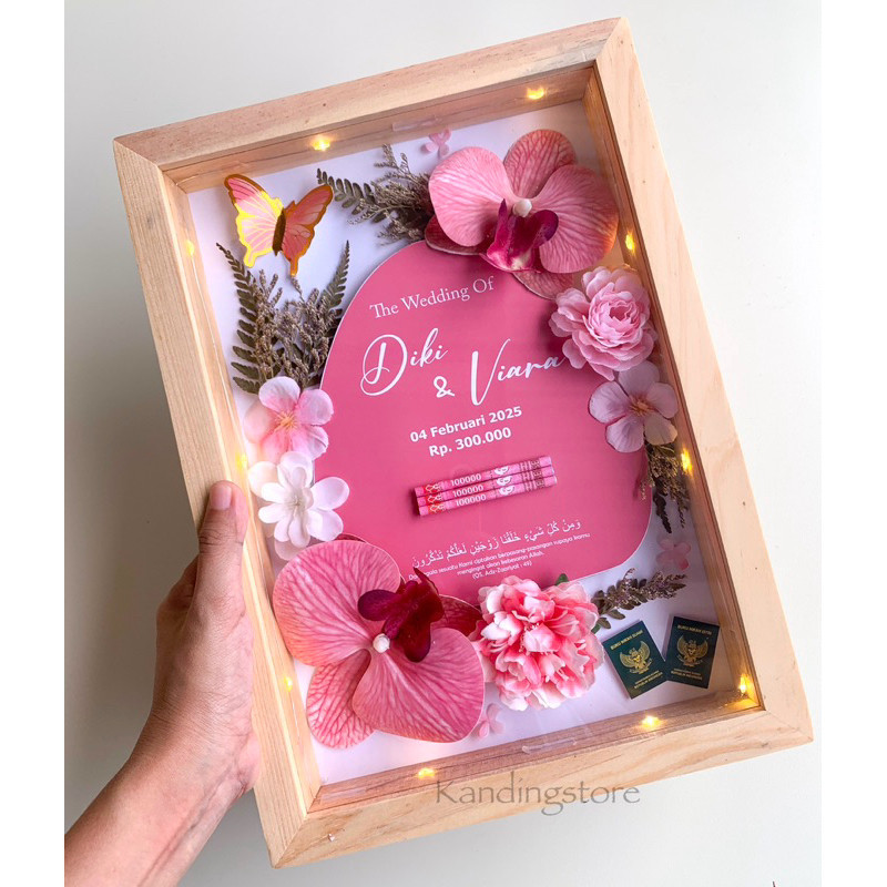 Mahar Pernikahan | Bingkai Mahar | Mahar Pernikahan Akrilik