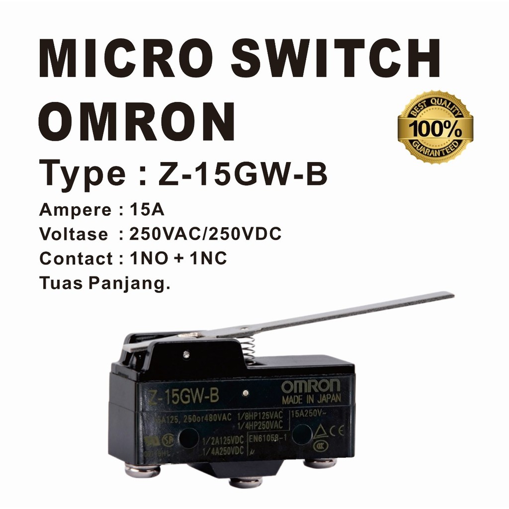 MICRO SWITCH LIMIT SWITCH Z-15GW-B OMRON