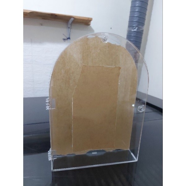 Custom Akrilik Frame Bride Mahar Oval Hantaran Seserahan