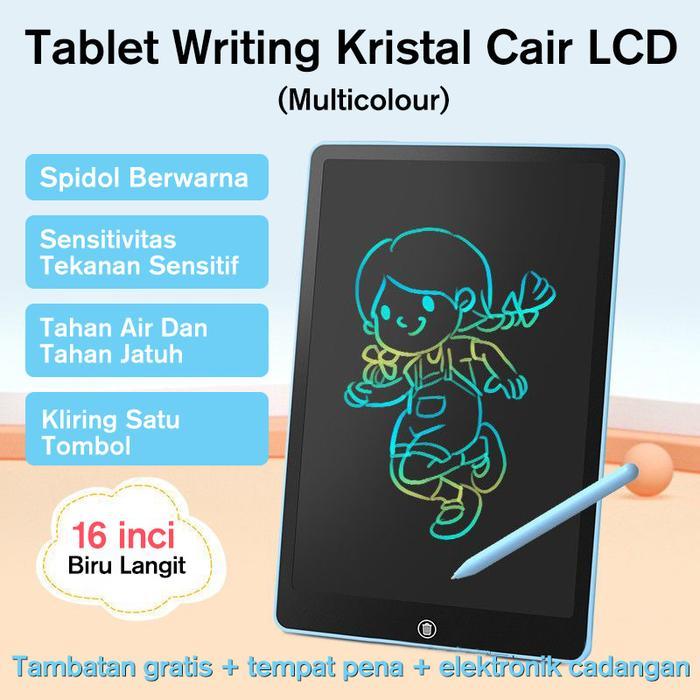 OFILE OLYPS LCD Writting Tablet Colorful 16 inch /12inch/10inch Papan Tulis Untuk Anak / Writting Pa