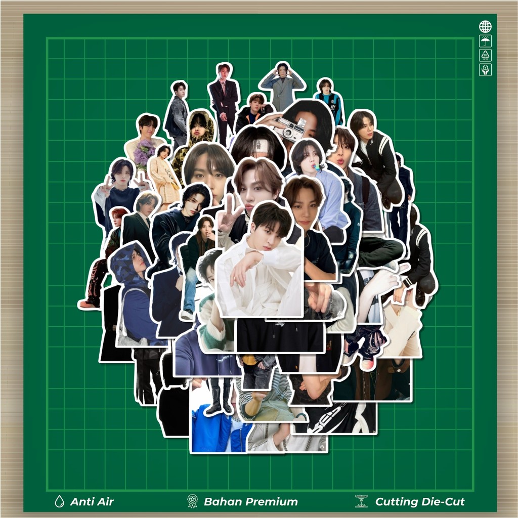 HOT 50 PCS Stiker SO JUNGHWAN (TREASURE) Stiker Fashion Cars Decal Dingin Kartu Album Custom Vinyl A