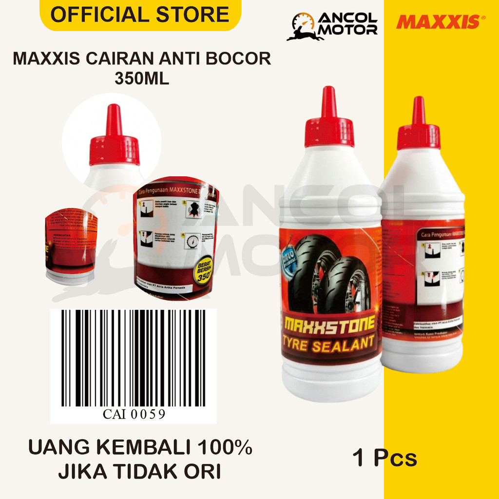 Cairan Anti Bocor Ban MAXXIS 350 ml Original / Tyre Sealant Ban Motor Tubeless & Ban Dalam