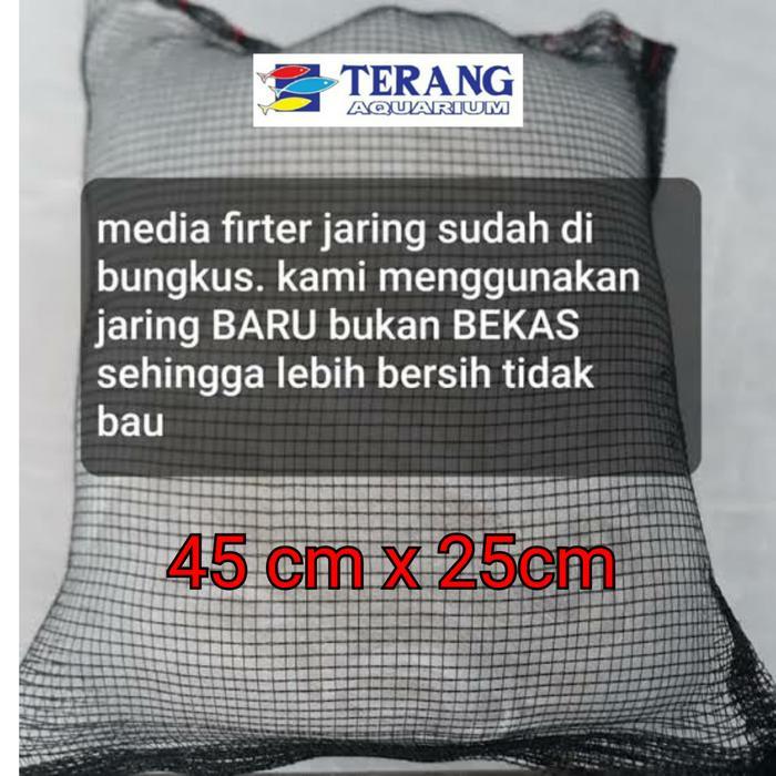 HobbyVerse Jaring nelayan BARU media filter kolam ikan - STANDAR