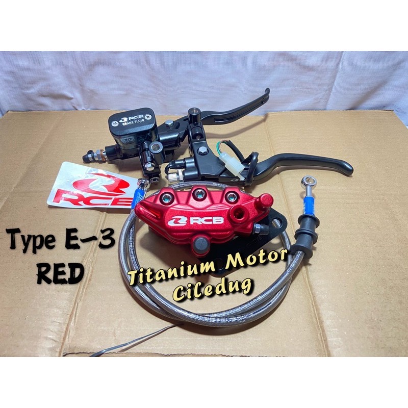 PAKETAN MASTER REM RCB E3 1SET PLUS KALIPER RCB RX KING VIXION NINJA R15 GSX SATRIA FU TIGER CBR CB1