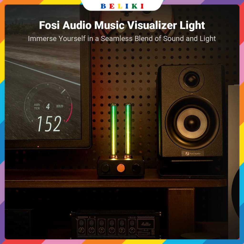 Fosi Audio LED Bar Music Rhythm Visualizer Ambient Light Desktop RGB - AH-01A