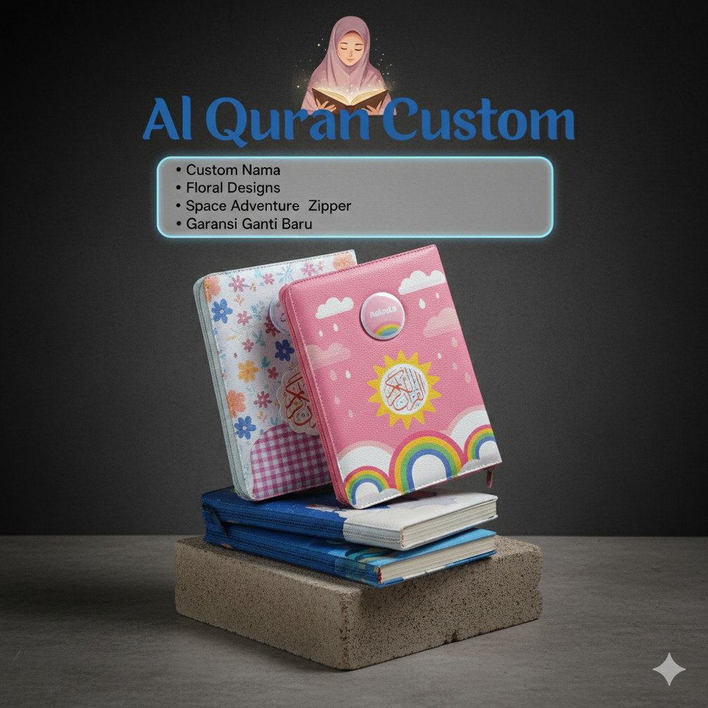 Alquran Terjemah Custom Kaleb Quran Tajwid Cover Perkata Premium Mahar Aesthetic Eksklusif Hadiah