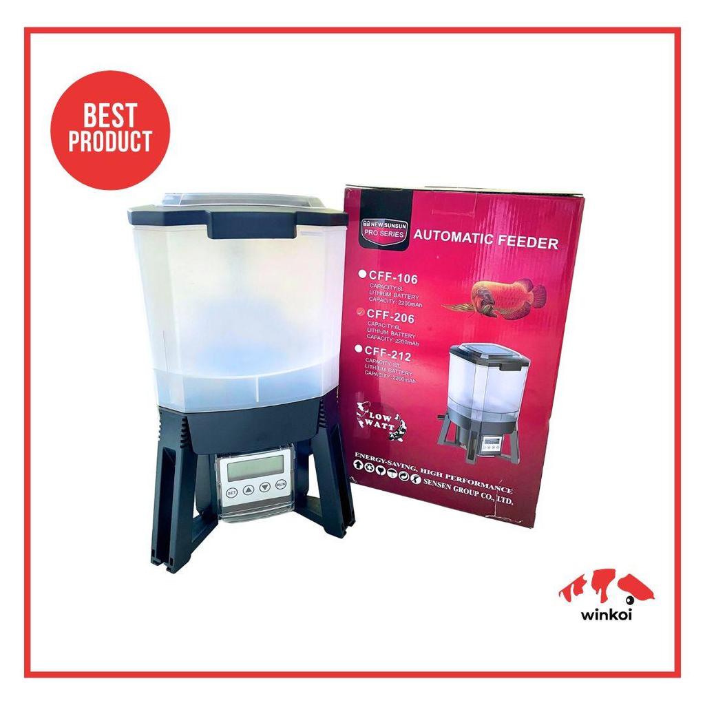 SUNSUN CFF 206 CFF-206 6L AUTOFEEDER SOLAR POWER TECHNOLOGY