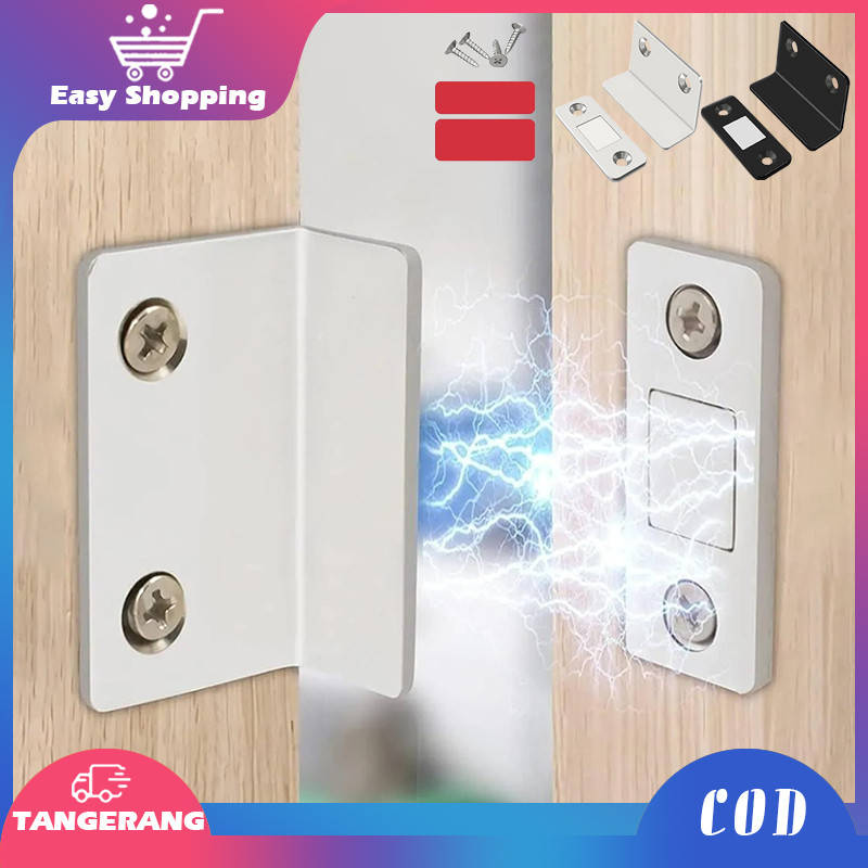 Magnet Pintu Lemari Penutup Pintu Kabinet Geser Magnetik Kuat Penahan Pintu Jendela Lemari Pakaian