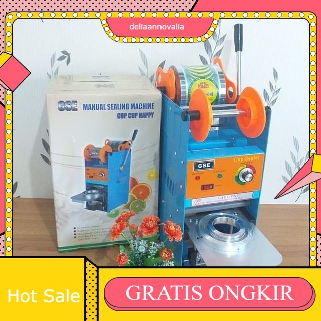 PLASTIK + CUP SEALER GSE SEALING MACHINE