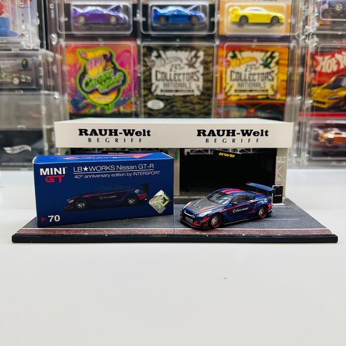 Mini GT 70 LB Works Nissan GTR R35 Intersport 40th Anniversary Indonesia Exclusive
