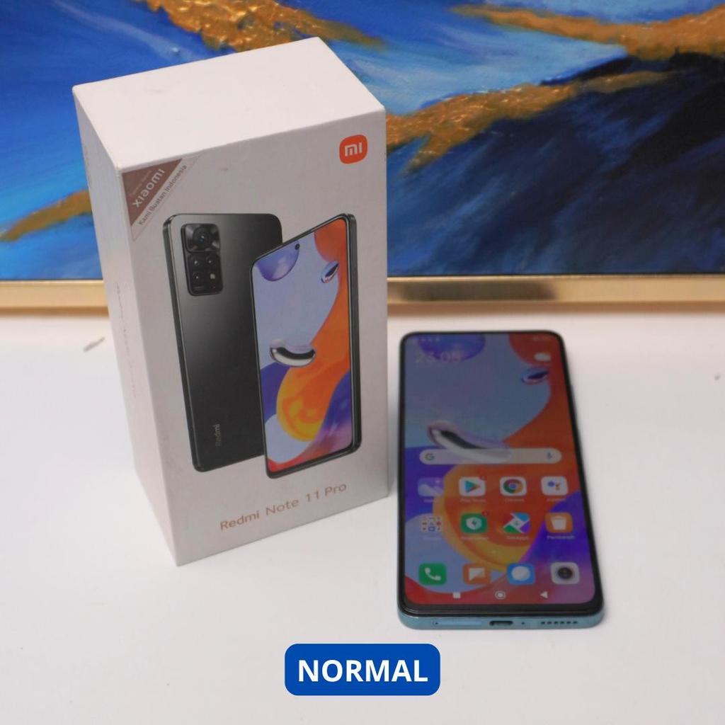 XIAOMI REDMI NOTE 11 PRO 8/128 GB HP SECOND ORIGINAL SINAR MUTIARA CELL