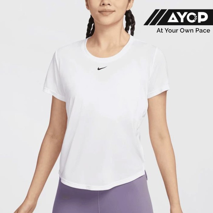 Nike Dri-FIT One Standard Fit Women's Running T-Shirt - White