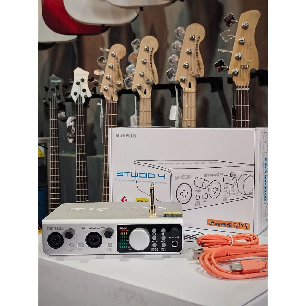 Midiplus Studio 4 Professional Soundcard Recording 4 Channel