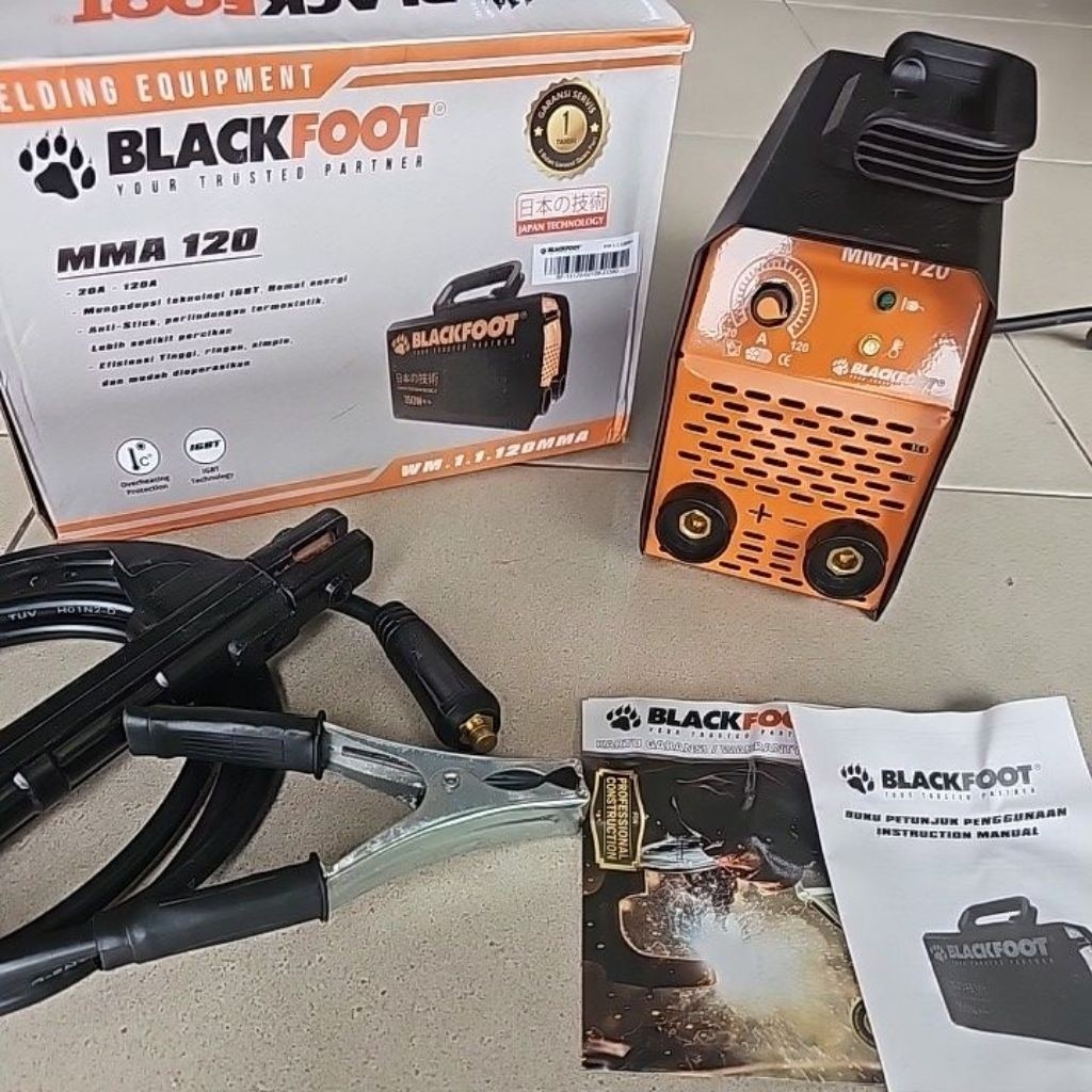 Blackfoot Mesin trafo las Inverter MMA 120A 350watt