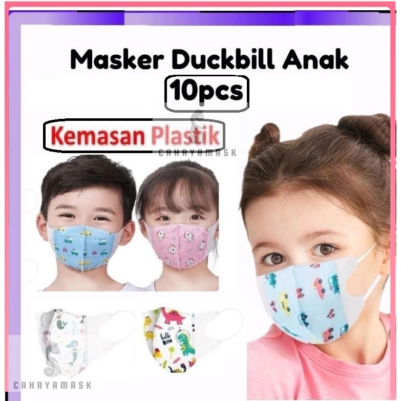 Masker Duckbill Anak 10pcs
