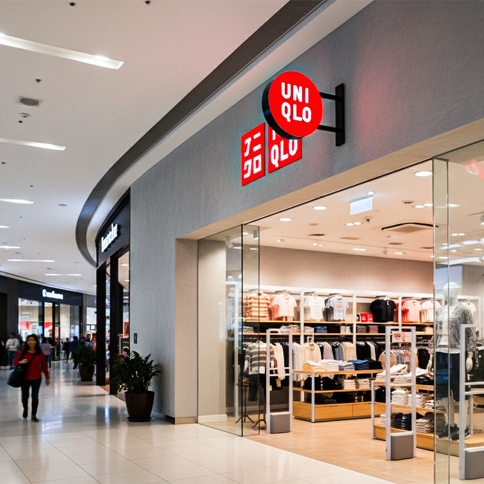 Minimalis Sign Box I Neon Box Round Huruf Timbul Design Custom