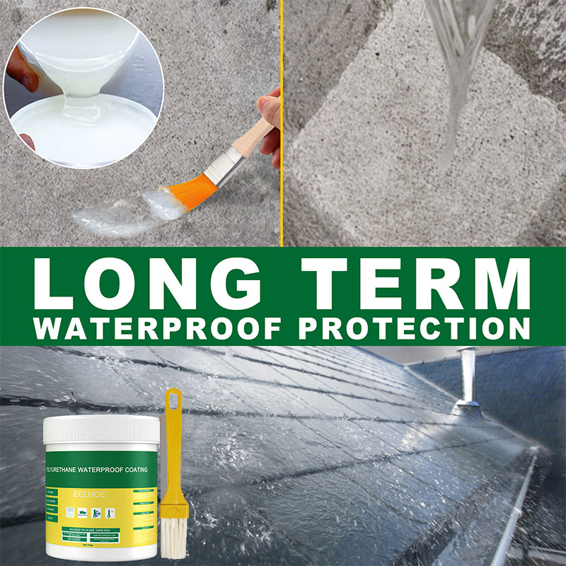 Cairan Lem Anti Air Bocor Lapis Dinding Atap Rumah Seng Plafon Dak Beton Rembes Waterproof Coating