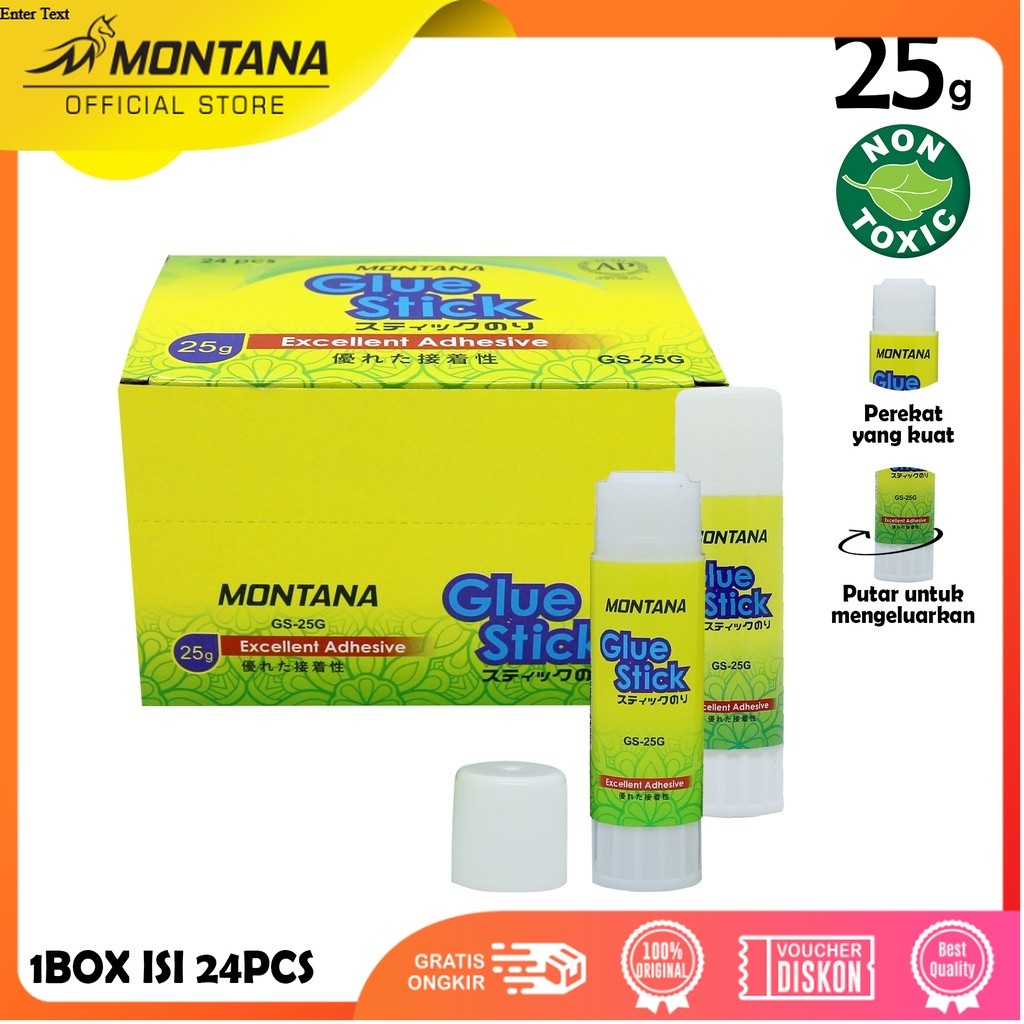 MurahMurahATK Glue Stick / Lem Batang Montana GS-25 / 25Gr