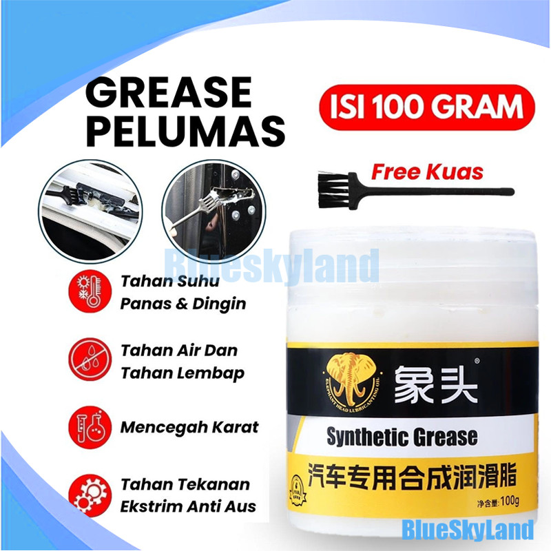 100g Pelumas Engsel Pintu Mobil / Pelumas Bearing / Pelumas Kaca Mobil