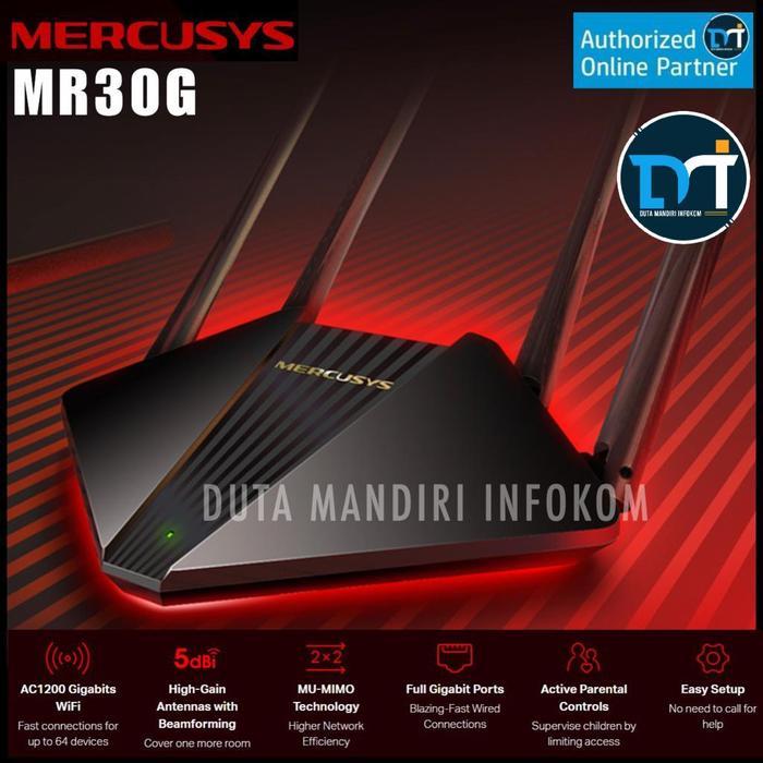 Mercusys MR30G - AC1200 Wireless Dual Band Gabit Router