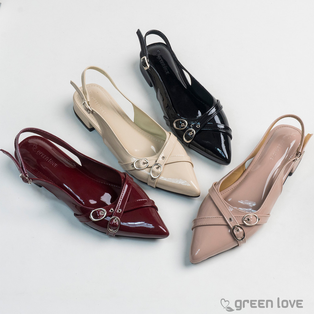 Green Love Sepatu Heels Wanita RENATA