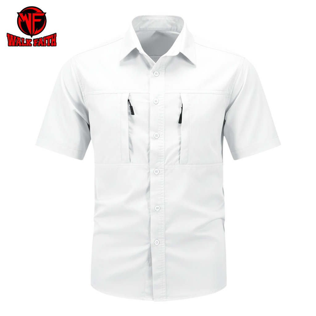 Kemeja Tactical Merah Maroon / Kemeja Tactical Pria Lengan Pendek / Kemeja Tactical Pria / Kemeja