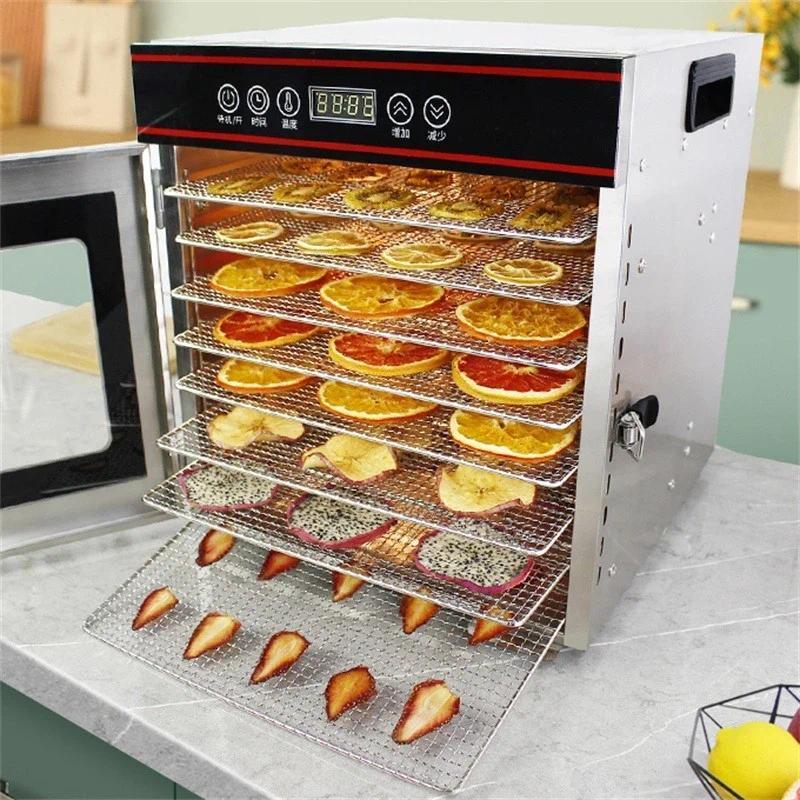 Food Dehydrator Fruit Dryer Digital Temperature Vegetable Meat Medicinal Materials Dryer Machine Com