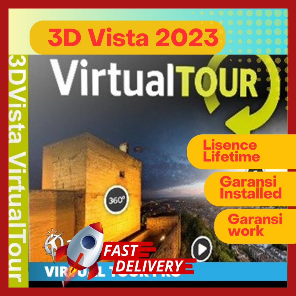 Garansi 3D Vista Virtual Tour Suite 2021.2 x64 Alat/Program/Aplikasi Panorama & Tampilan 3D 360 dera
