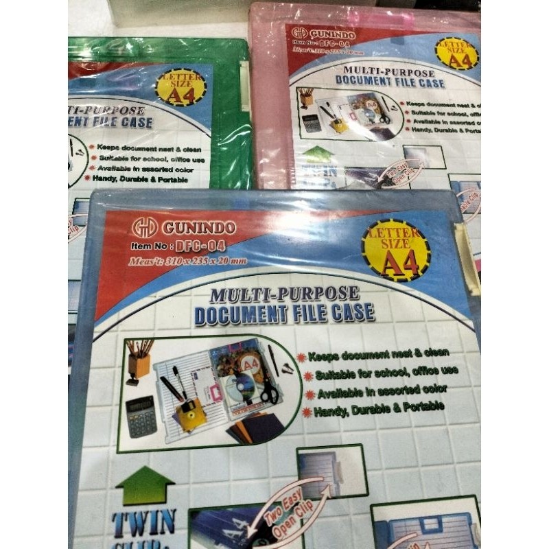 Map file case DFC 04 A4 merk Gunindo map document dokumen map berkas