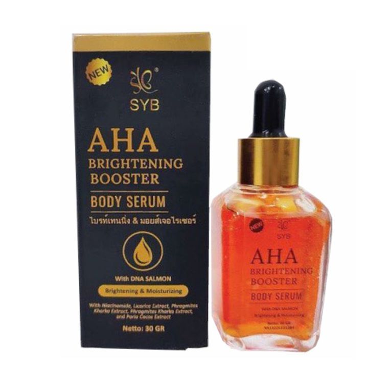 SYB AHA Bightening Booster Body Serum 30gr