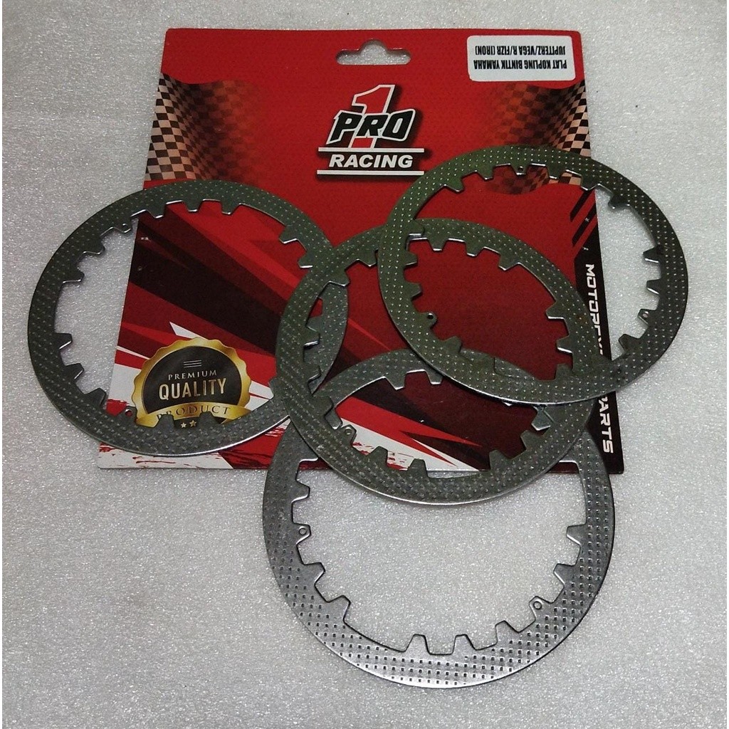 PLAT BESI BINTIK KOPLING JUPITER Z VEGA R F1ZR IRON PLAT GESEK KOPLING BINTIK 1 SET PRO1 RACING