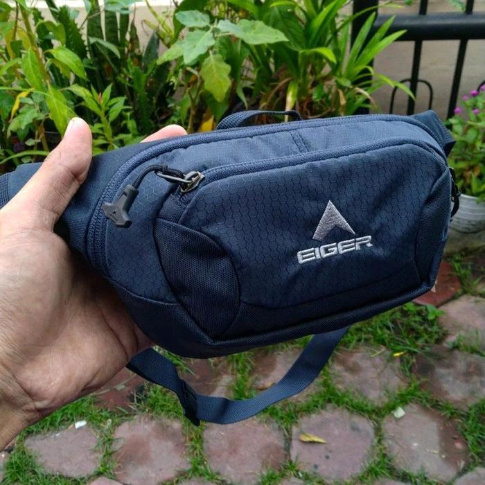 EIGER CERVUS TAS SELEMPANG PRIA WAIST BAG BLACK - Navy