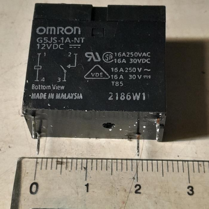 Relay 12 V 12V 16A 4 pin OMRON G5JS-1A-NT 12V 12VDC BEST