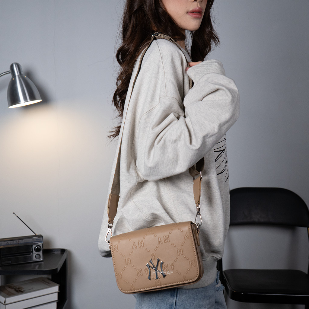 MLB Monogram Dia Embo Mini Crossbody Bag [100% Authentic]