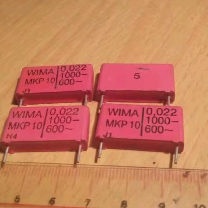 MKP10 0.022 22nf 22n 22 nf 600v 1000v 22n/600/1000v Wima BERKUWALITAS...