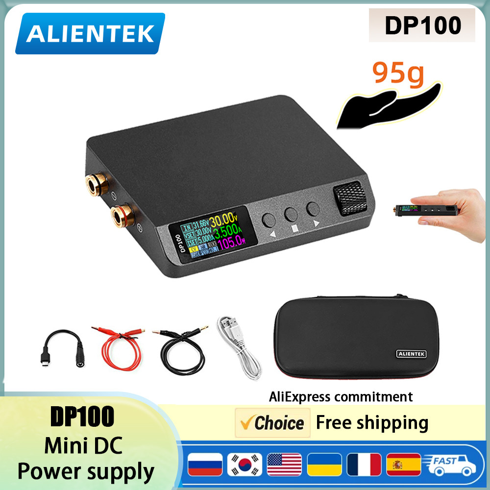 DP100 Mini DC Power Supply Lab Power Supply Adjustable 30V 5A Switching power supply Portable gital 