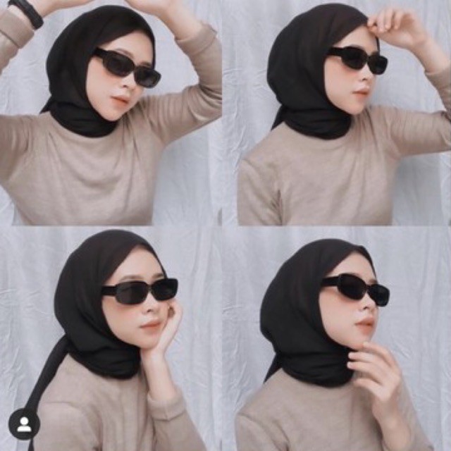 Vascka Eyewear - Frame Bingkai Kacamata Kenta Sunglasses Anti Silau / Kacamata Hitam Kotak Plastik R