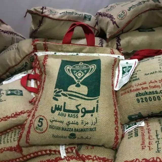 Beras Abu kass 5kg & 1kg– Premium Basmati Rice dari Arab Saudi Nasi