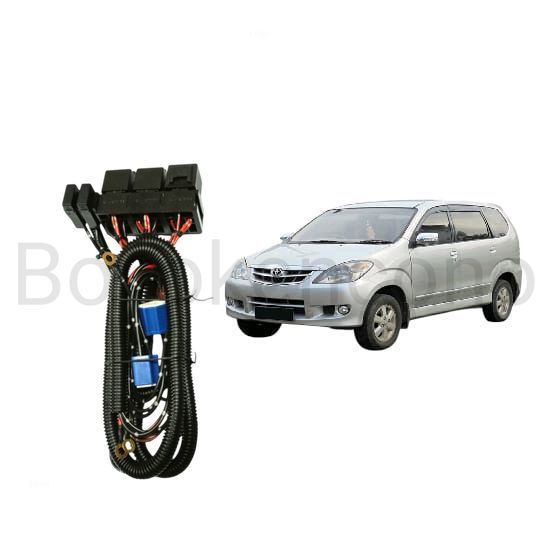 Relay Set Lampu Utama LED H4  Mobil Toyota Avanza gen1 2004 2015 Byk