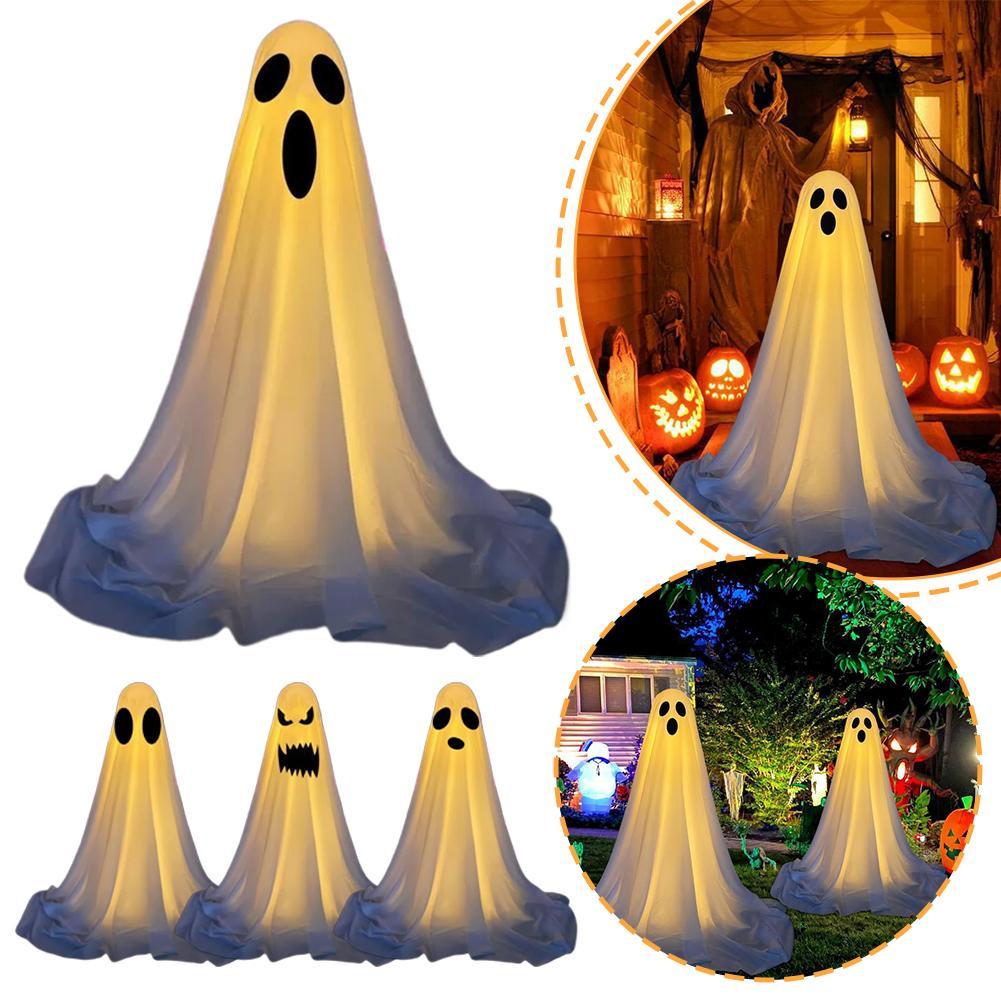 Party Decorations Light Up Ghost, Scary Floating Phantom for Outdoor Yard, Haunted House Party Props