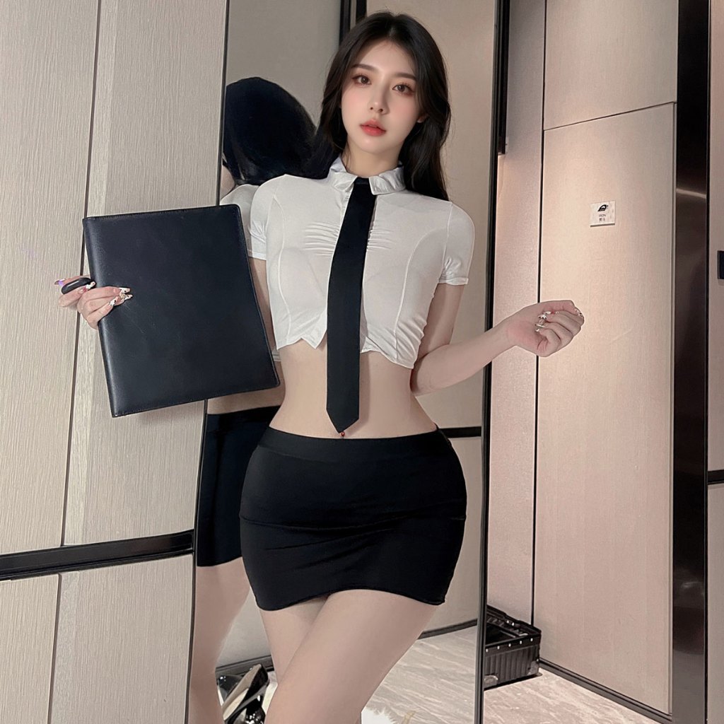 UC1324 Lingerie Costume Secretary Two Pieces