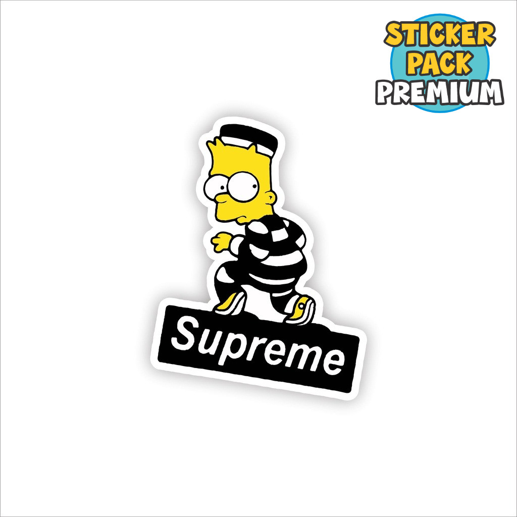 Stiker brand sticker distro Simpson bahan graftac anti air