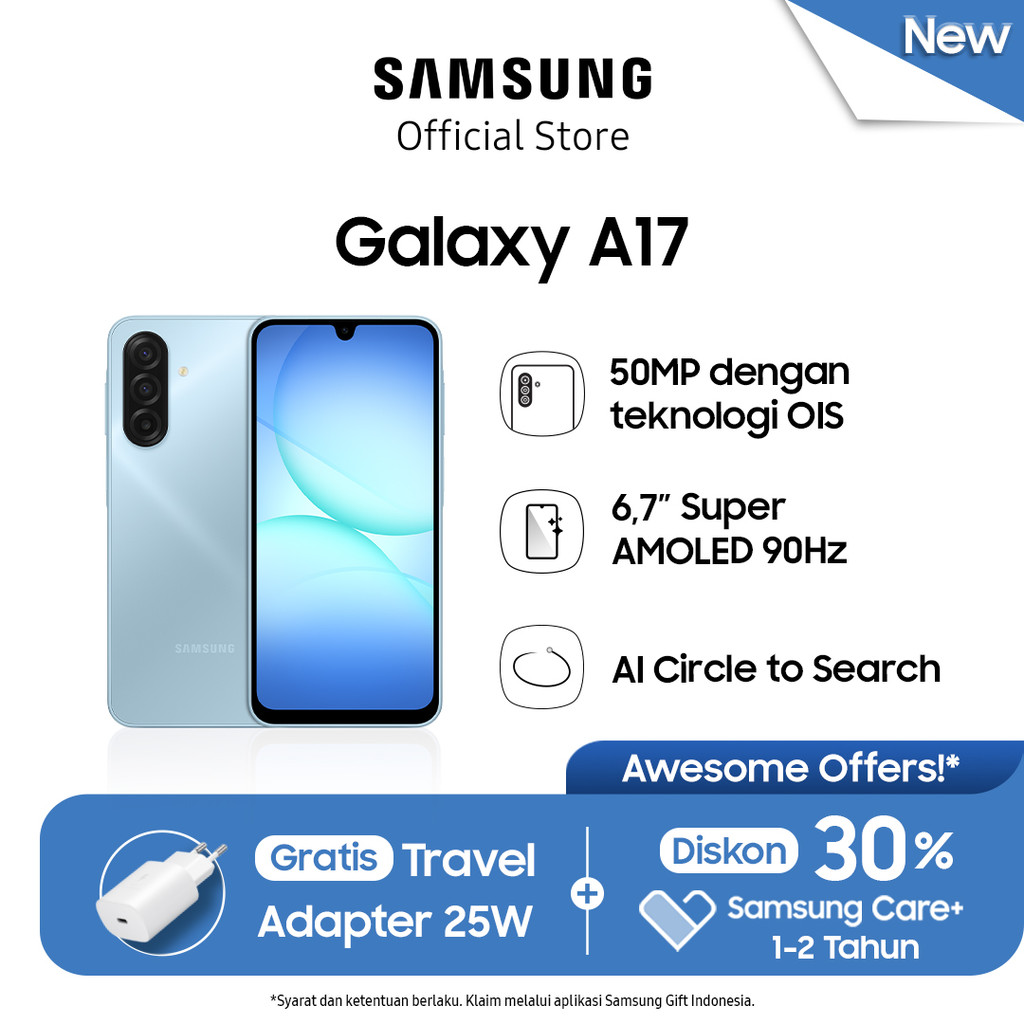 Samsung Galaxy A17 8/128GB - Light Blue