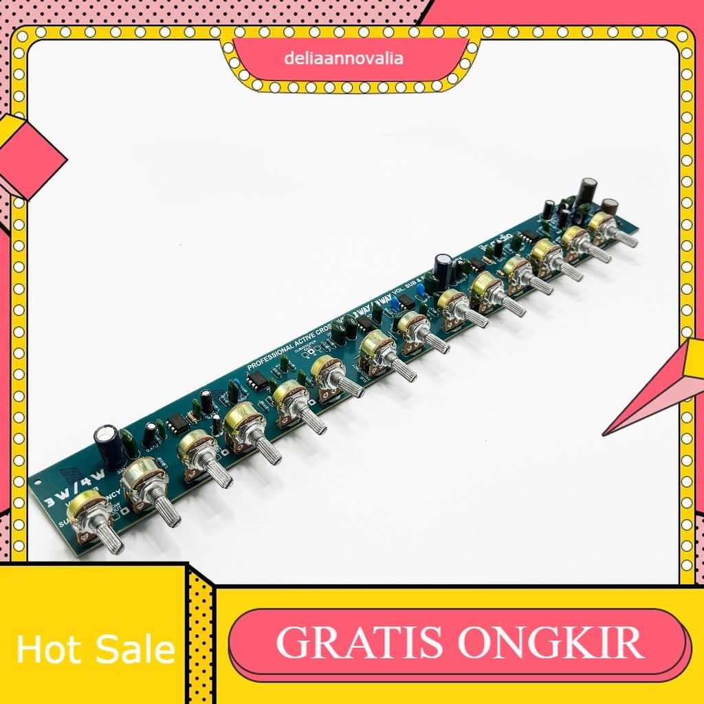 CROSSOVER 3 WAY 4 WAY PLUS SUBWOOFER FREQUENCY TONE CONTROL BY JLZ