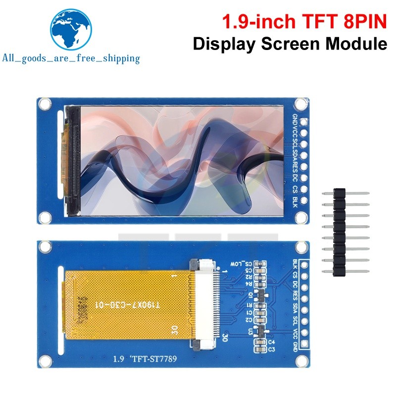 1.9 In IPS Full Angle TFT say Screen LCD Screen Color say Module SPI Serial Port High-definition 170