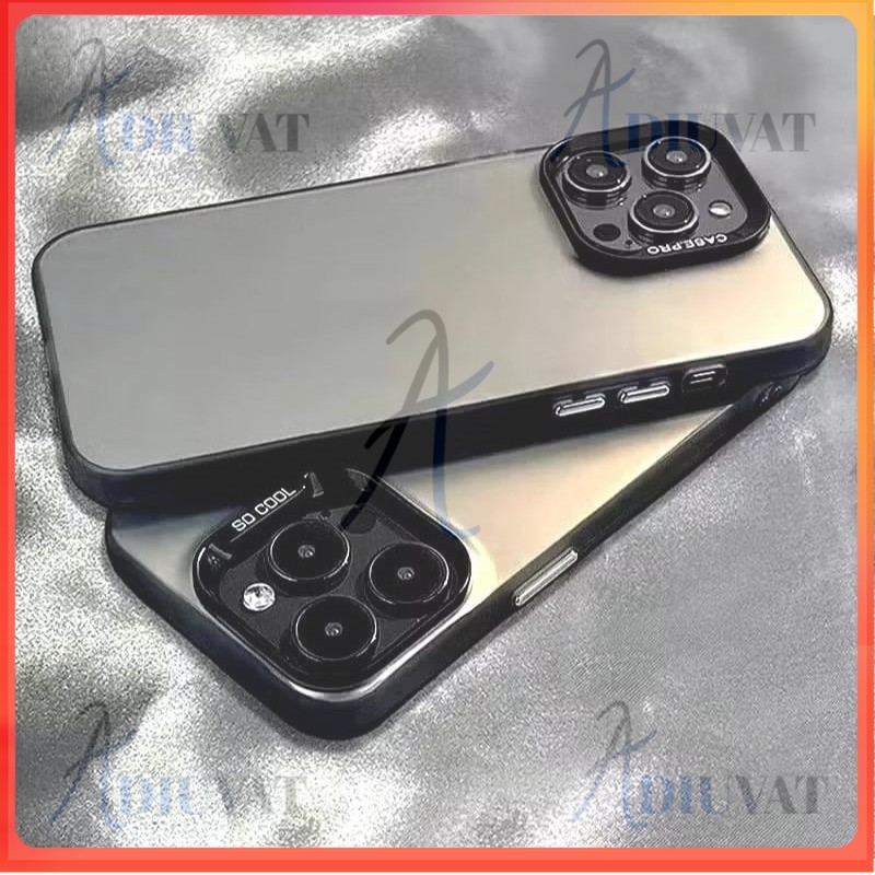 PROMO SoftCase Imd Full Black Oppo A16/Oppo A54S Silikon Imd Haybrid Hologram Pelindung Belakang HP 