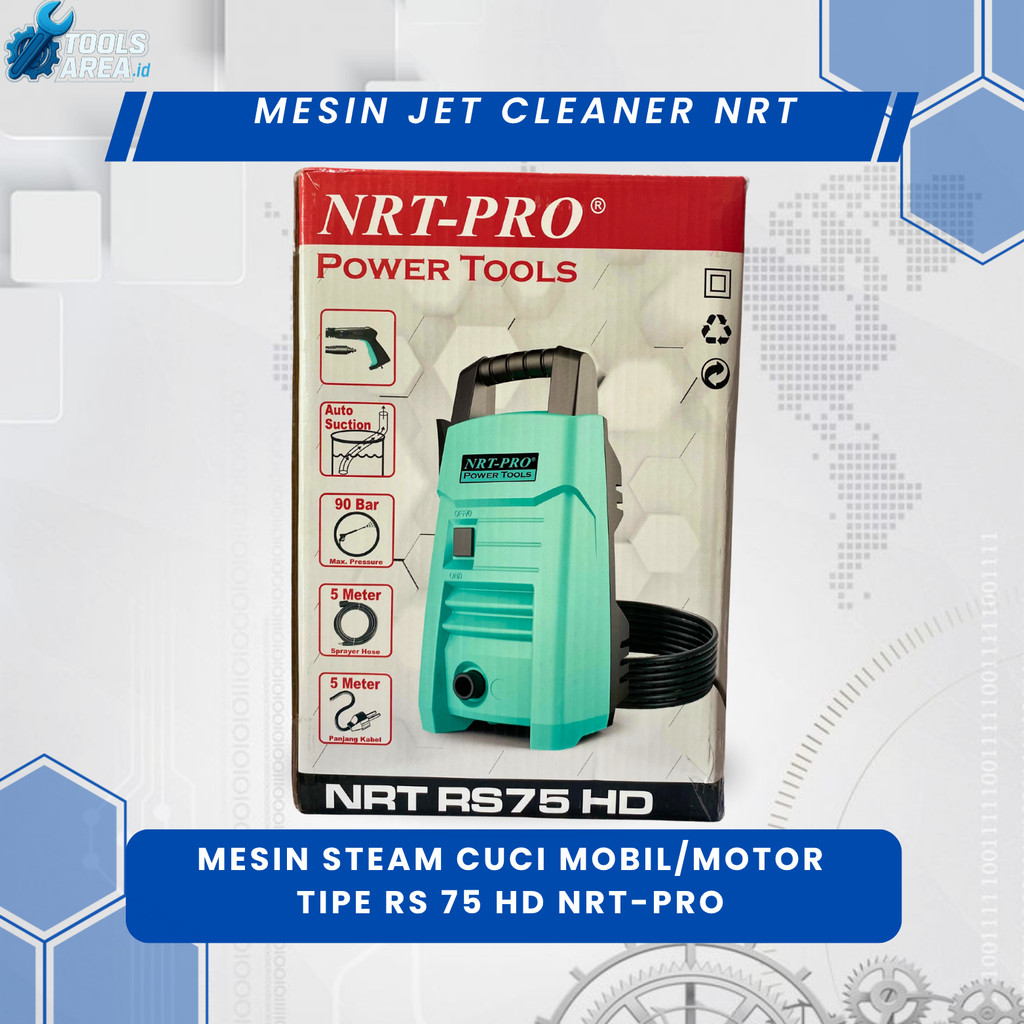MESIN JET CLEANER / MESIN STEAM / PENCUCI MOBIL MOTOR RS75 NRT-PRO